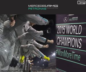 пазл Mercedes F1 Team Чемпион 2015